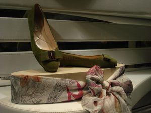 zapatos moda invierno 2009 gamuza verde seco